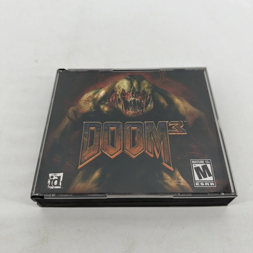 Doom 3 PC Game 2004 id Software Activision First Person Shooter FPS Complete M